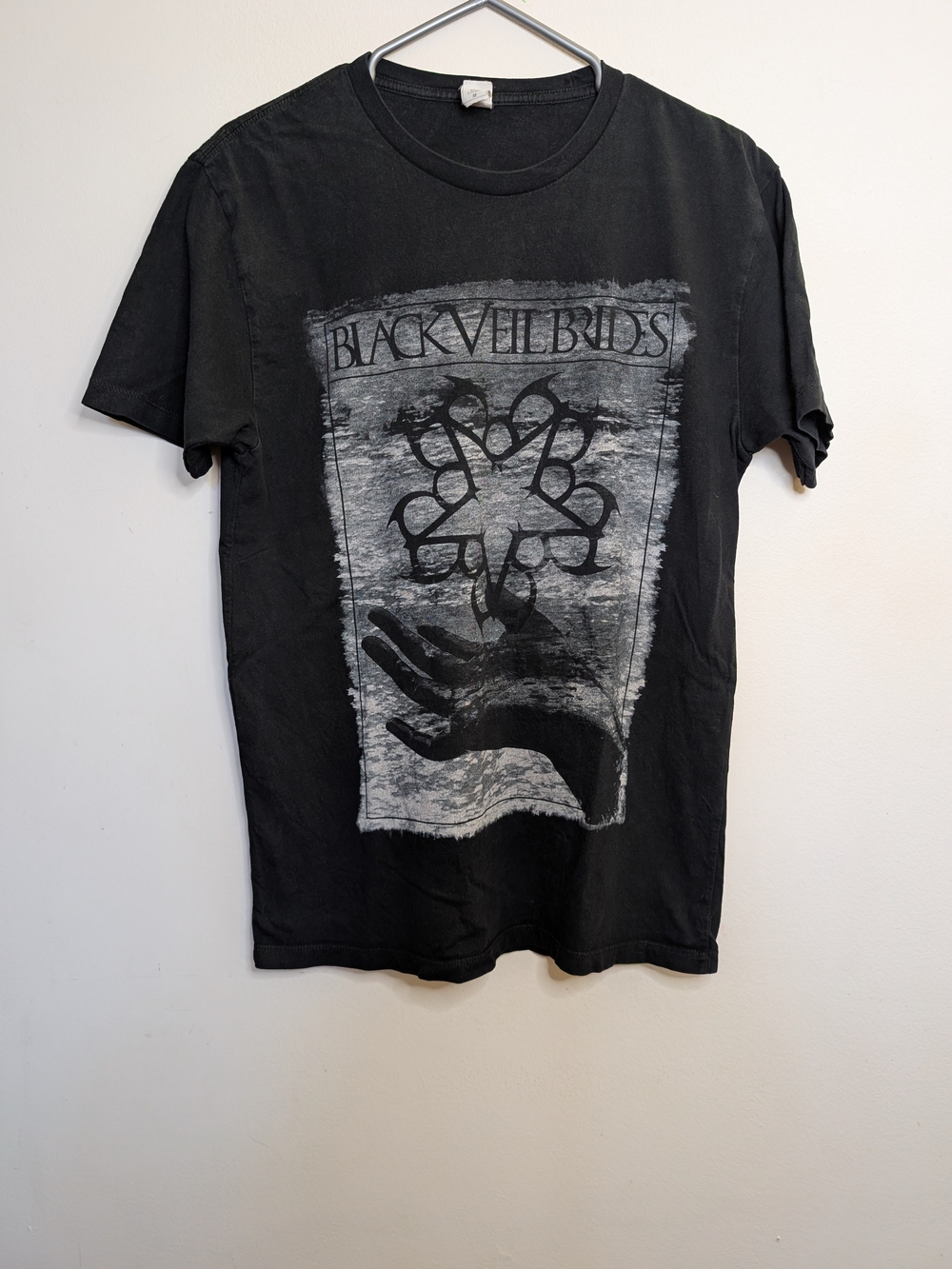 Black Veil Brides Hand Logo Graphic Short Sleeve Tee - Size M